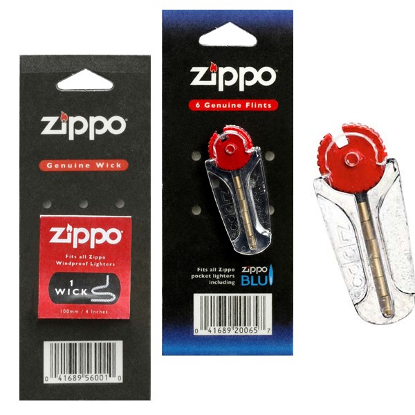 Zippo Wick & Flints Genuine Lighters Replacement  Smart  Packaging