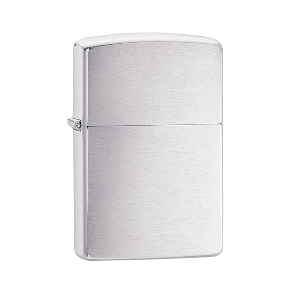Zippo Brushed Chrome Windproof Lighter Regular 200