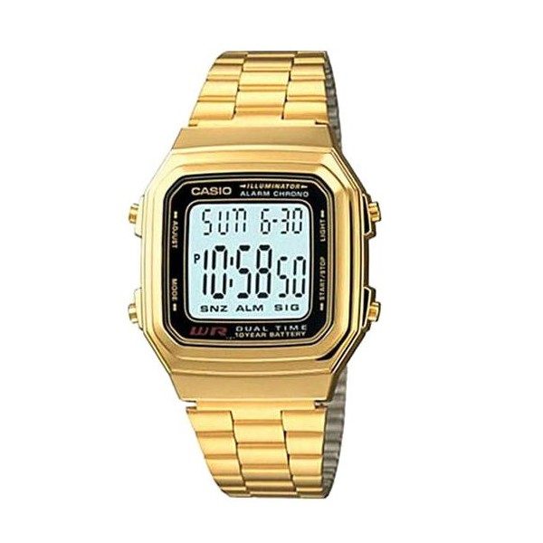 Casio A178WGA-1ADF Digital Alarm Chrono Gents Watch
