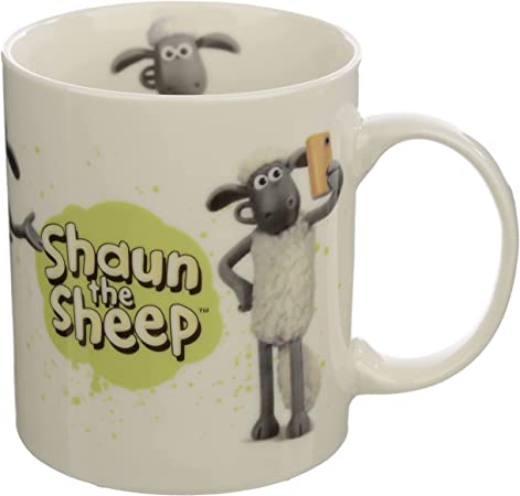 Puckator White Shaun The Sheep porcelain Mug Puckator White Shaun The Sheep porcelain Mug