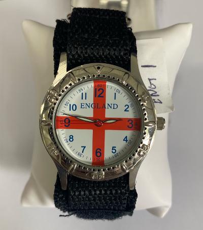 England Nylon Black Strap Watches