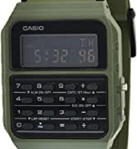 Casio Calculator Green Digital Men's Watch Original New Classic CA-53, (CA-53WF-3BDF)
