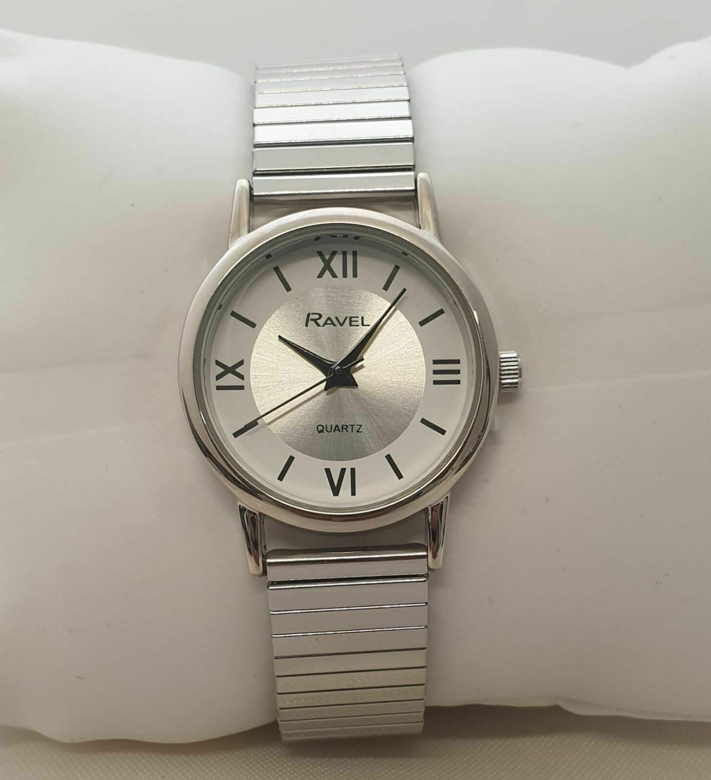 Ravel Unisex Classic Round Everyday Watch with Roman Numerals