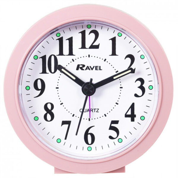 Ravel - Chadwell Quartz Alarm Clock - Pink
