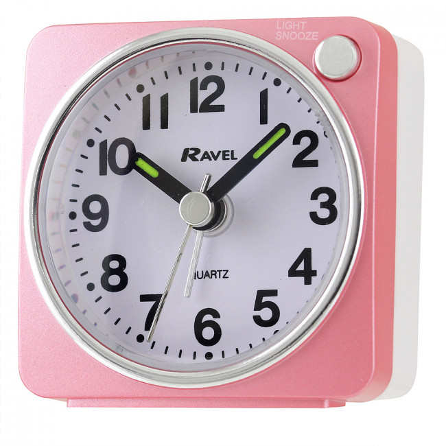Ravel Pink Alarm Clock