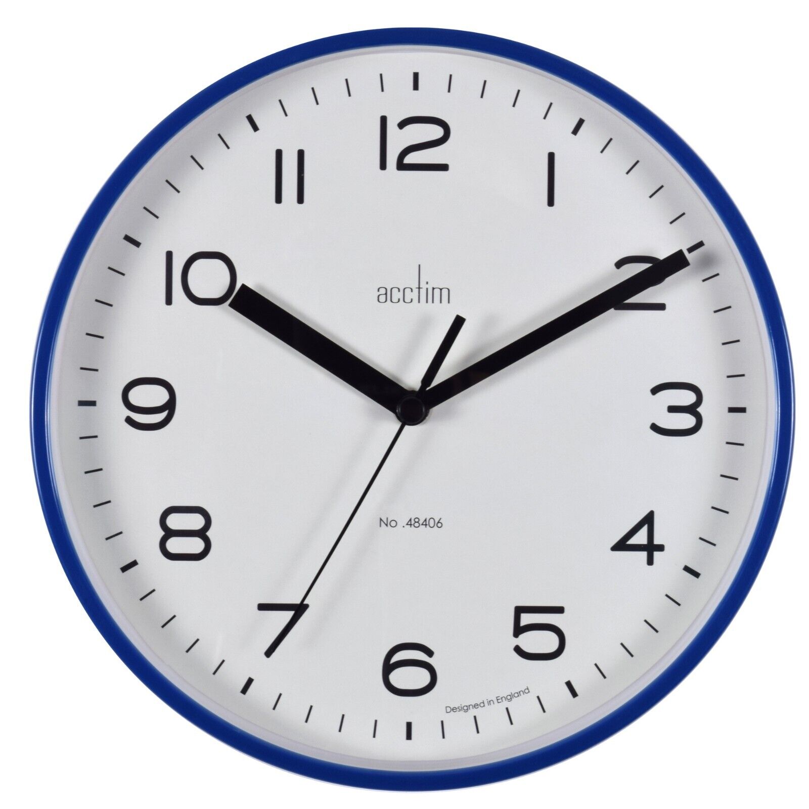 Acctim Runwell Small Wall Clock Quartz Slimline Case 20cm