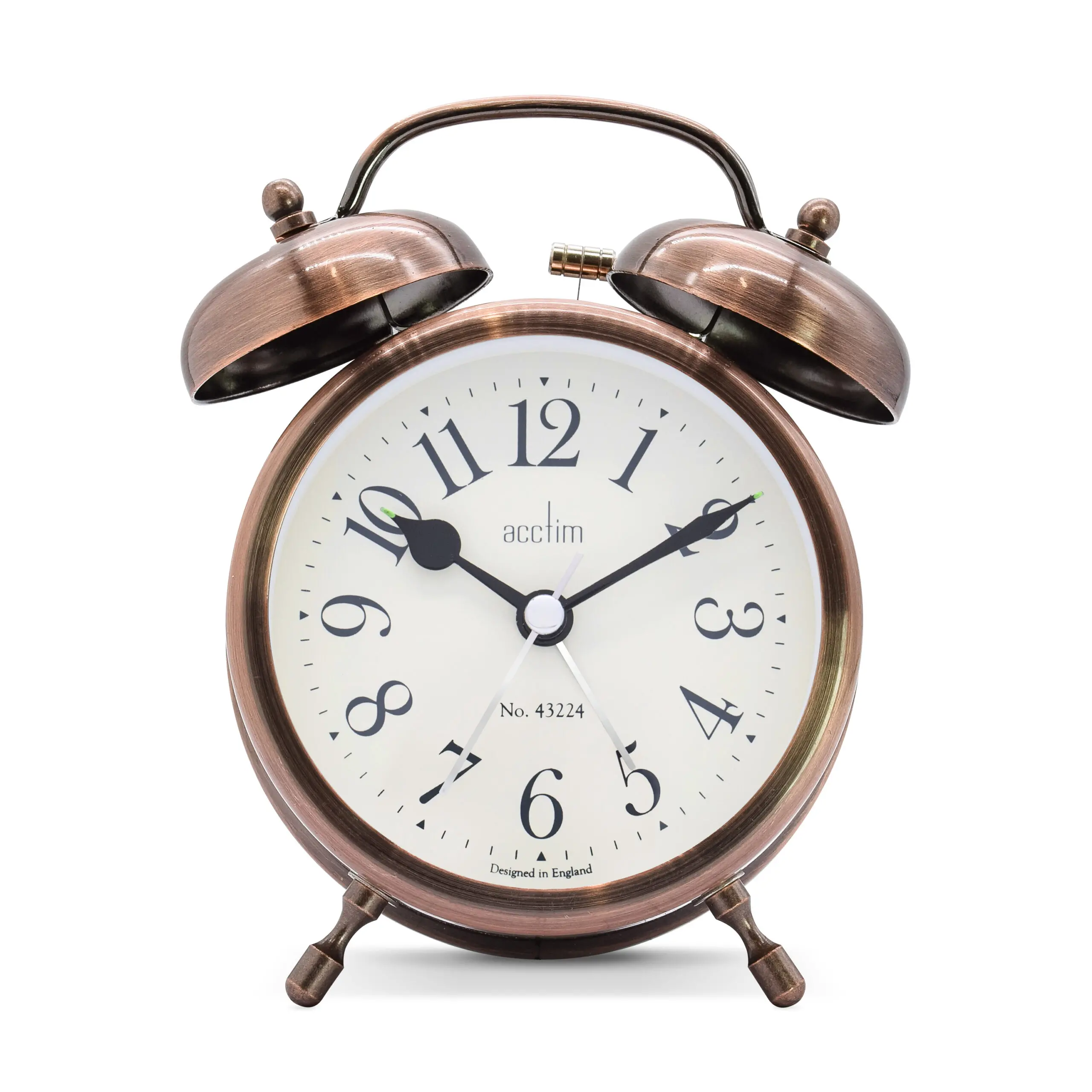 Acctim Pembridge Antique Brass Double Bell Alarm Clock Acctim Pembridge Antique Brass Double Bell Alarm Clock